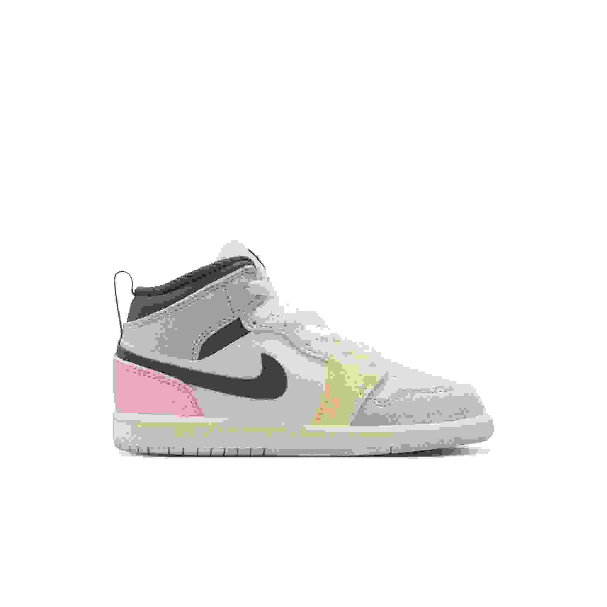 Jordan 1 Mid SE Preschool Kids' "Sail/Iced Jade/Anthracite/Jade Aura" Shoe